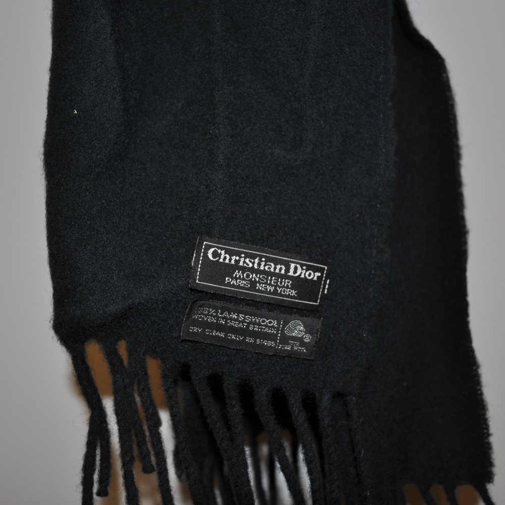 Christian Dior Green Scarf